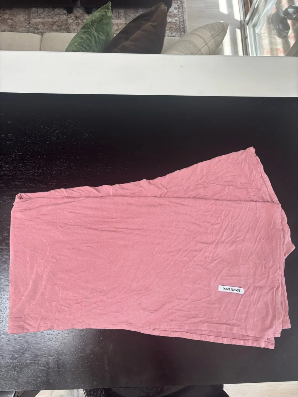Posh Peanut Blush Swaddle Blankey